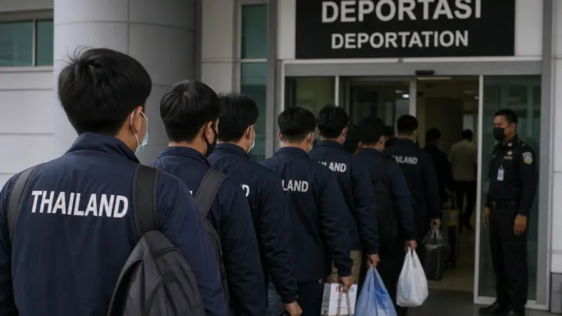 Laos Deportasikan 41 Pelaku Judi Thailand Setelah Razia Jaringan Terlarang